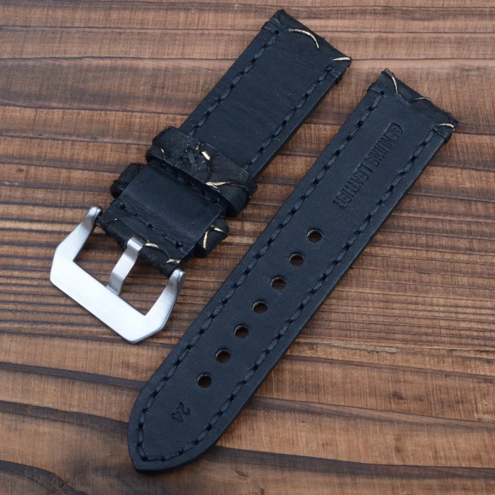 Ремешок для часов из натуральной кожи ручной работы 24 мм|watchband leather|leather lariatleather round