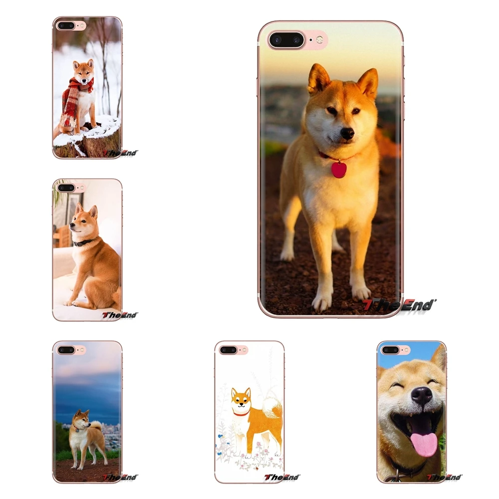 Прозрачный чехол из ТПУ для Xiaomi Redmi 4A S2 Note 3 3S 4 4X5 Plus 6 7 6A Pro Pocophone F1 brihwood Red shaba Inu Dog Puppy |