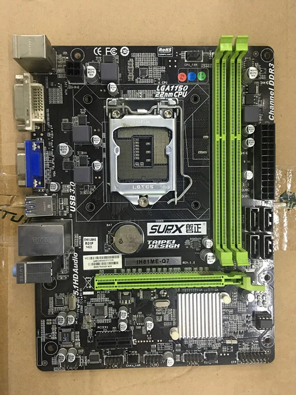

Used,IH81ME-Q7 H81 motherboard integrated graphics 1150 pin,100% tested good