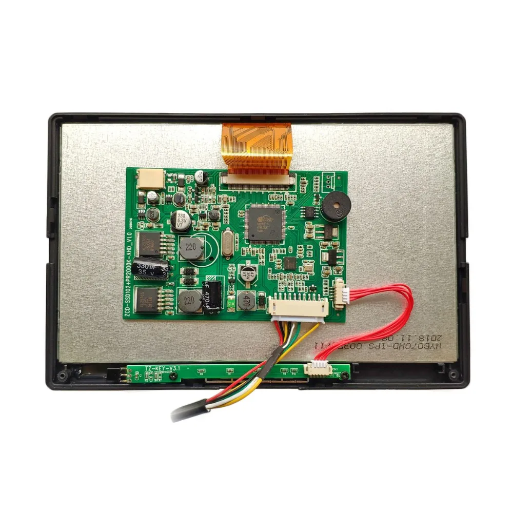DIYKIT AHD 800x480 7 дюймов TFT lcd автомобильный монитор заднего вида монитор Поддержка 1080 P AHD камера с солнцезащитным щиток