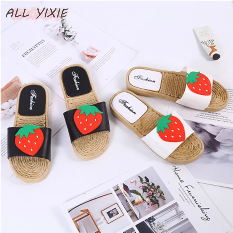 Все YIXIE 2019 летние новые женские тапочки модные милые повседневные Нескользящие