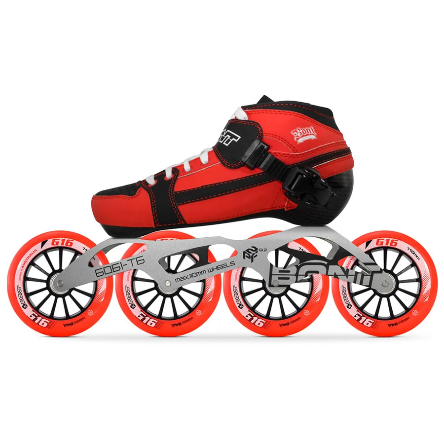 Оригинальные Bont погоня 4*90/100/110 мм G16 профессиональные скоростные роликовые