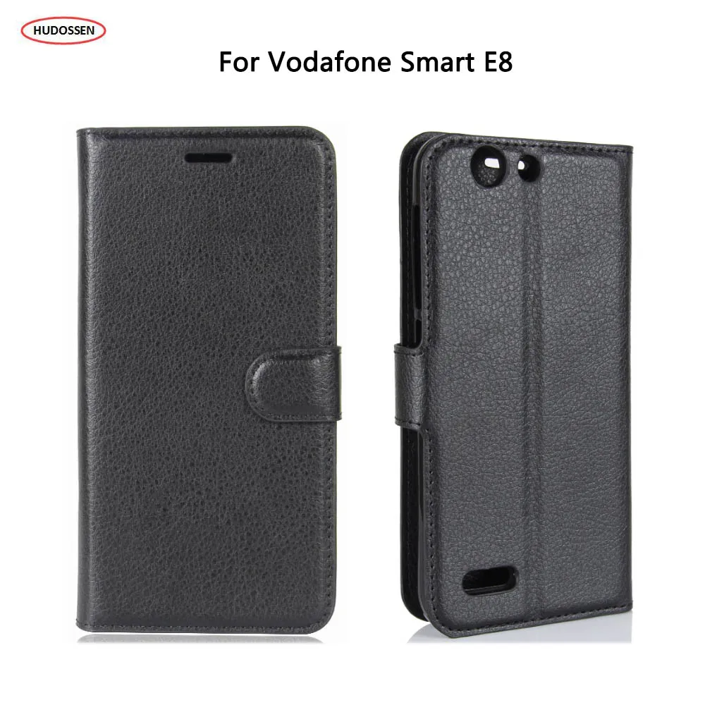 HUDOSSEN для Vodafone Smart E8 чехол роскошный Флип PU кожаный силиконовый телефона