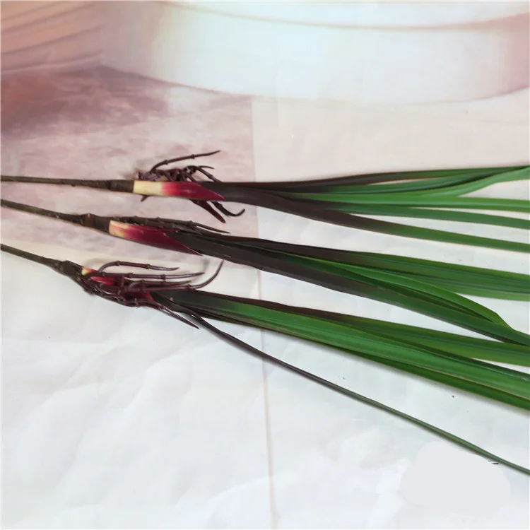 65 см длинная трава искусственная Орхидея лист цветок расположение DIY исходный
