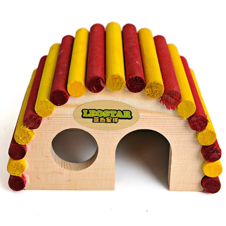 Высокое качество сосна Арка Djungarian хомяк гнездо морская свинка клетка деревянный