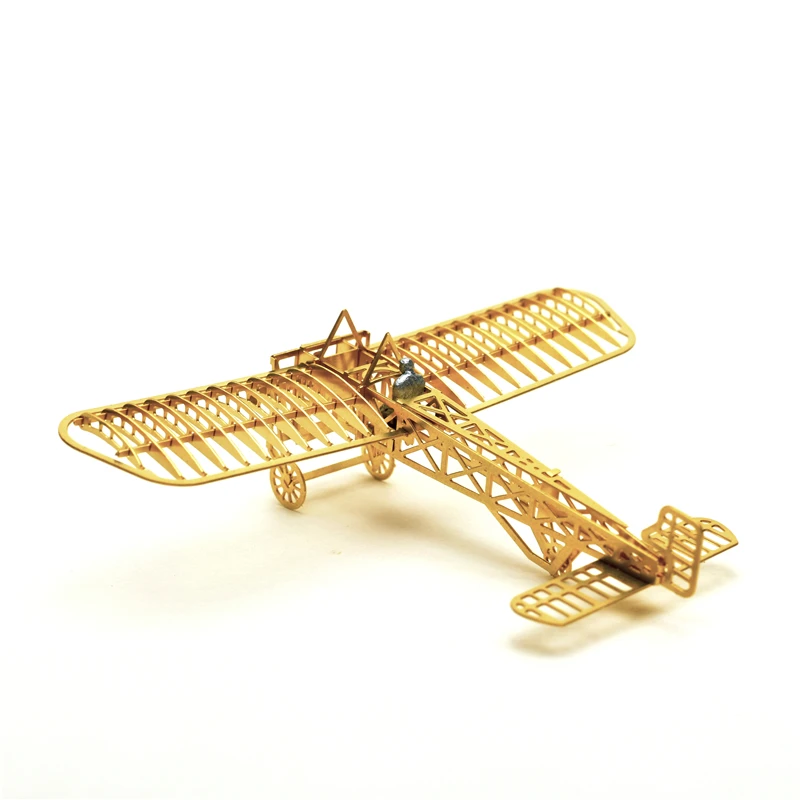 1/160 StratoStudio puzzle metal 3D model easy to assemble micro wing series B16009 Cross-channel Bleriot XI jigsaw toys | Игрушки и