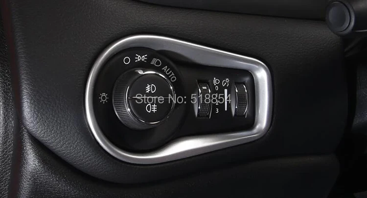 ABS Хромированная матовая противотуманная фара с регулировкой кнопки управления