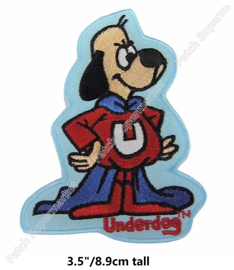 3 5 &quotнашивка из мультфильма UNDERDOG нашивка для костюма ТВ сериала вышитые