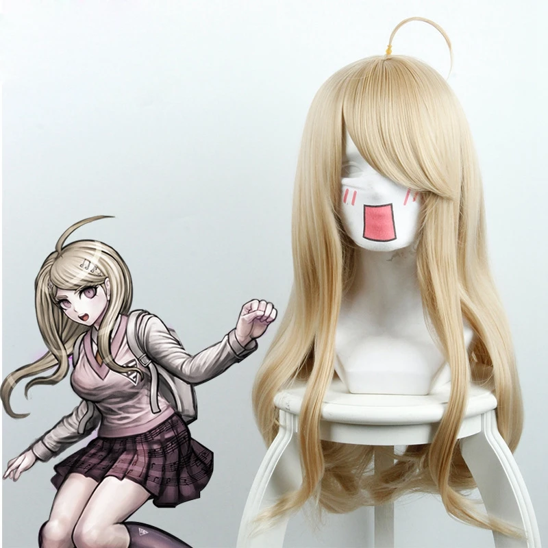 Парик для косплея Danganronpa V3: Killing Harmony акамацу КАЕДЕ длинные прямые синтетические