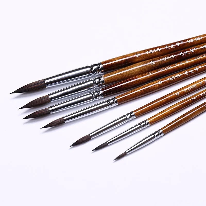 7pcs High Grade Paint Brush Watercolor Painting Set Quality Brushes for Art Supplies | Канцтовары для офиса и дома