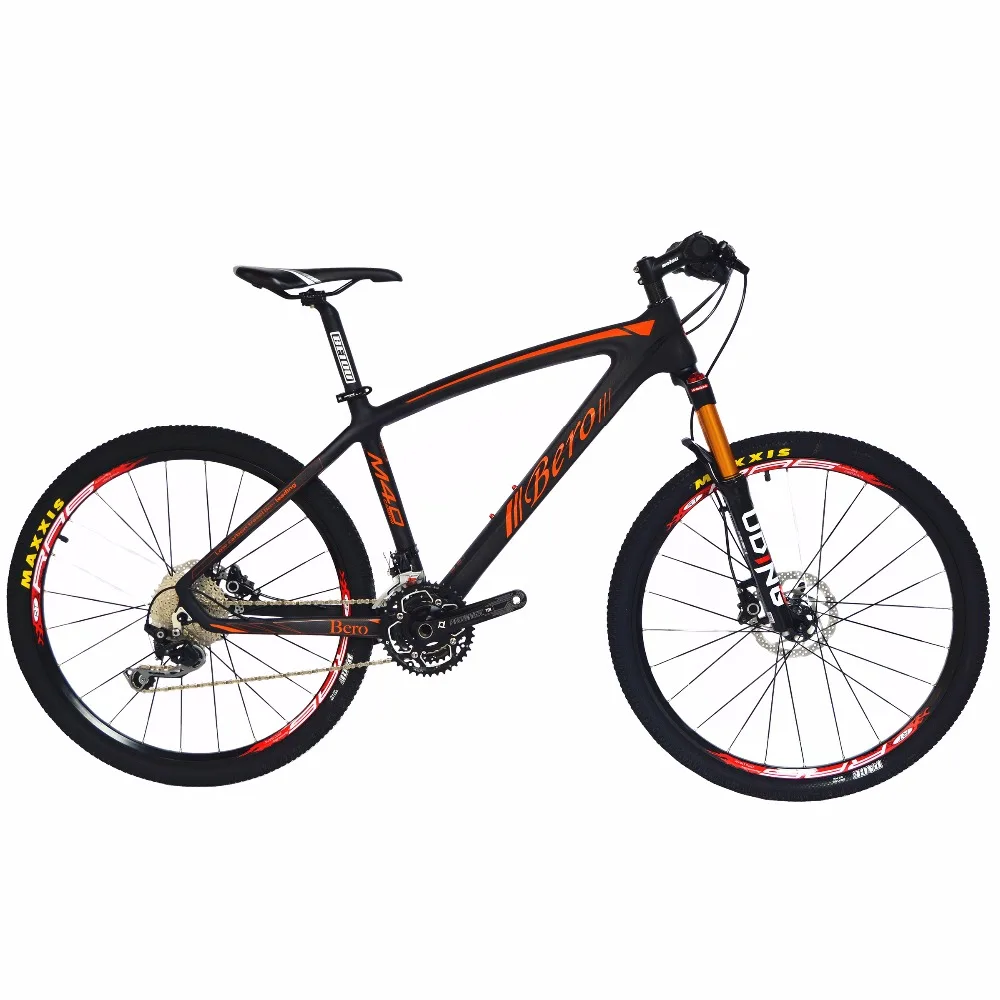BEIOU углеродного 26 дюймов горный велосипед 30 Скорость S H I M A N O M610 DEORE MTB T800 волокно Сверхлегкий 10,7 кг матовый 3K из углеродного волокна, концентраторы CB024