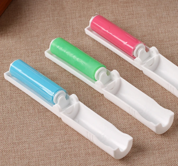 

Hot Sell Pocket Washable Reusable Lint Hair Fur Fold Remover Clothes Sticky Roller Brush S