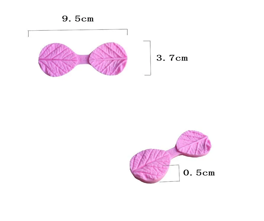 1 шт. листьев Форма силиконовые формы выпечки украшения торта инструмент