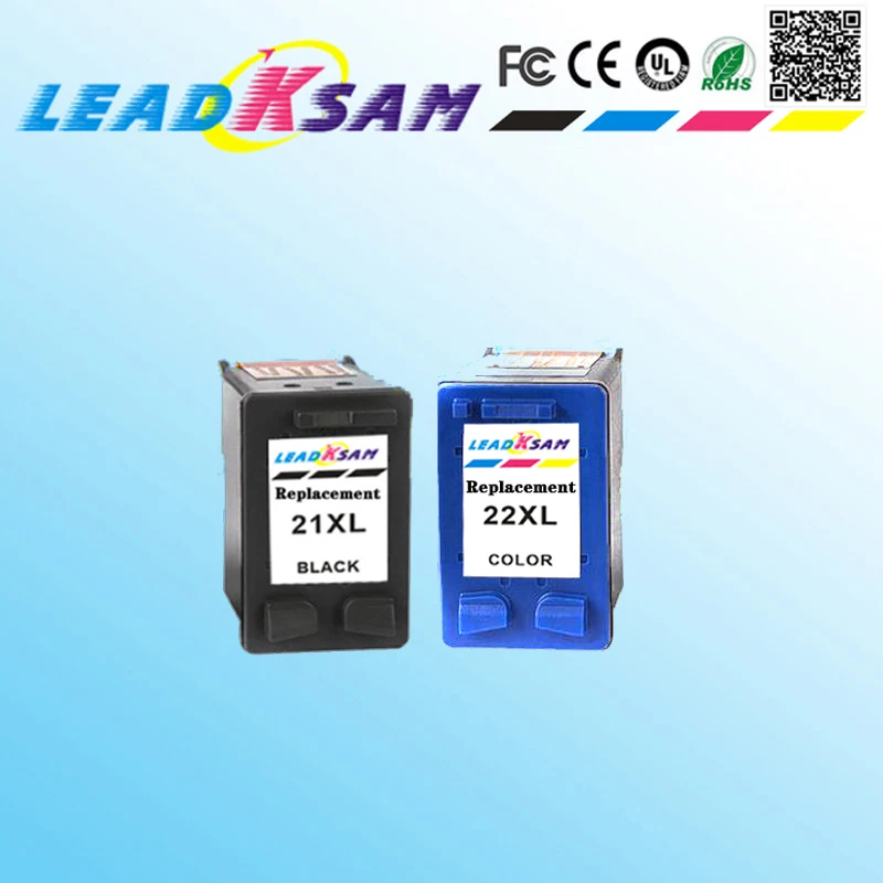 21 22 Запасной картридж совместимый с hp21 21XL 22xl Deskjet F2180 F2200 F2280 F4180 F300 F380 380