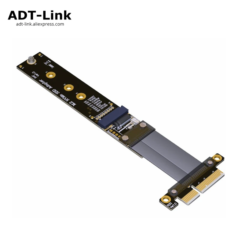 Кабель расширения PCIe 4x M2 M.2 NVMe SSD для переходных карт x4 поддержка PCI E 3 0x4 полная