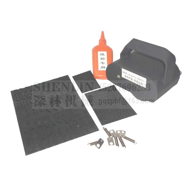 Portable gear printing tools equipment expiration date code marker manual rolling printer coder machinery+ink+characters|machine machine|markers