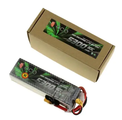 Литий-полимерная батарея Lipo Gens ACE литиевая 14 8 в 4S 5300 мА/ч 25C 30C T XT60 четыре оси