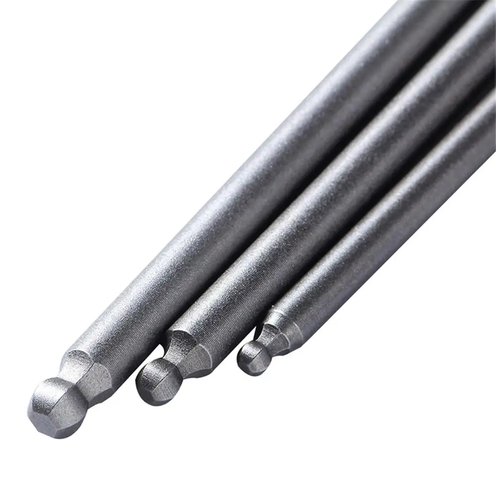 Набор головок для отверток из твердой стали с шестигранным углублением 100 мм 5 шт.