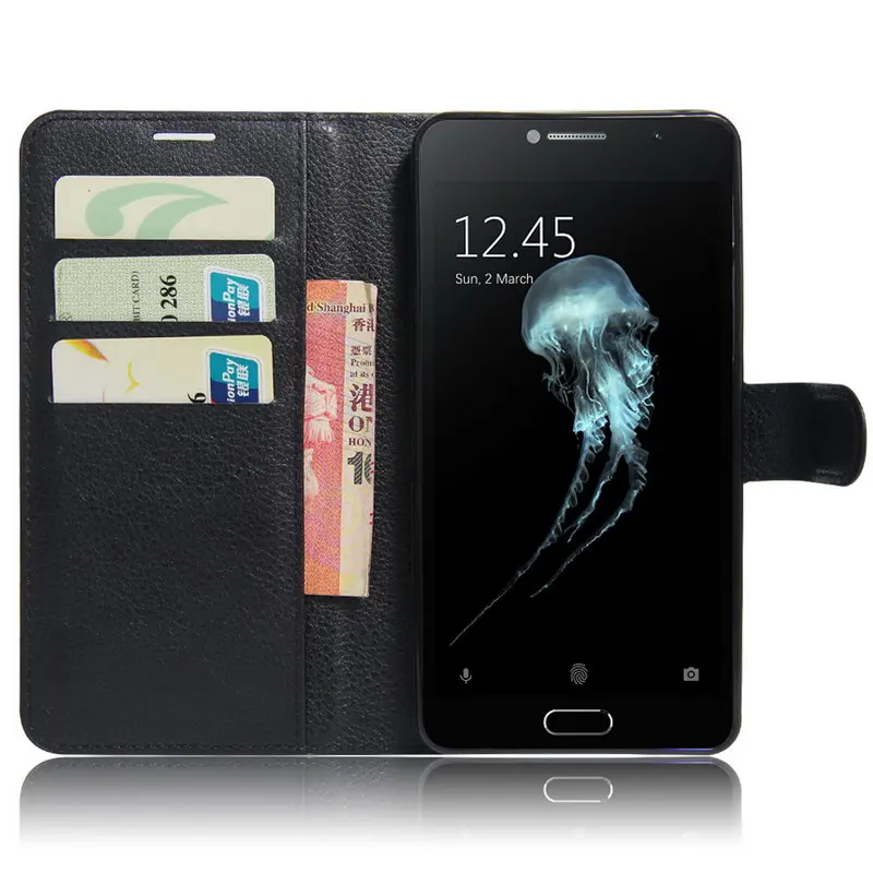Alcatel флэш-плюс 2 Чехол телефон принципиально для 5.5 дюймов coques Бумажник Флип PU