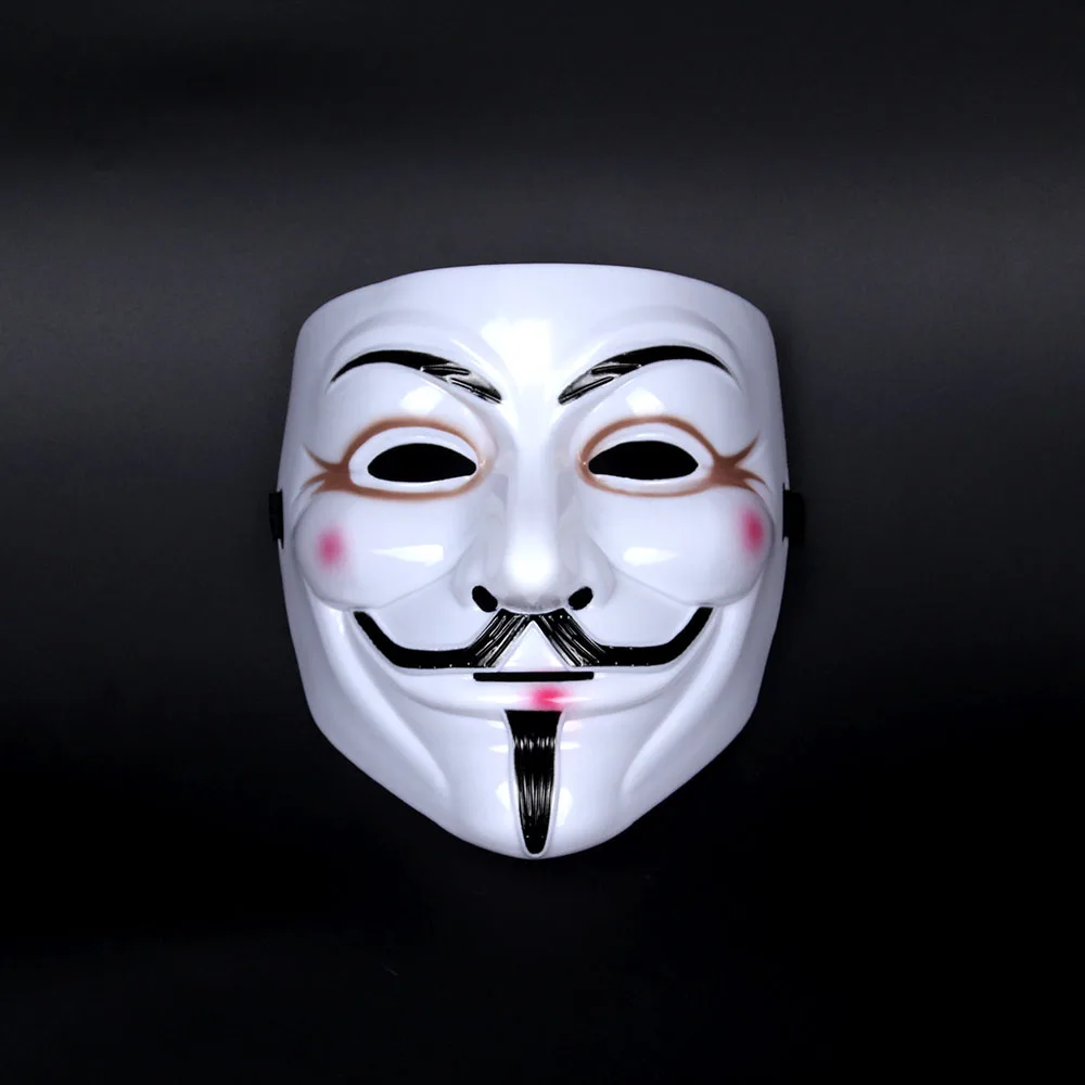 Маскарадная и праздничная маска супер герой V для вендетты на Хэллоуин взрослых