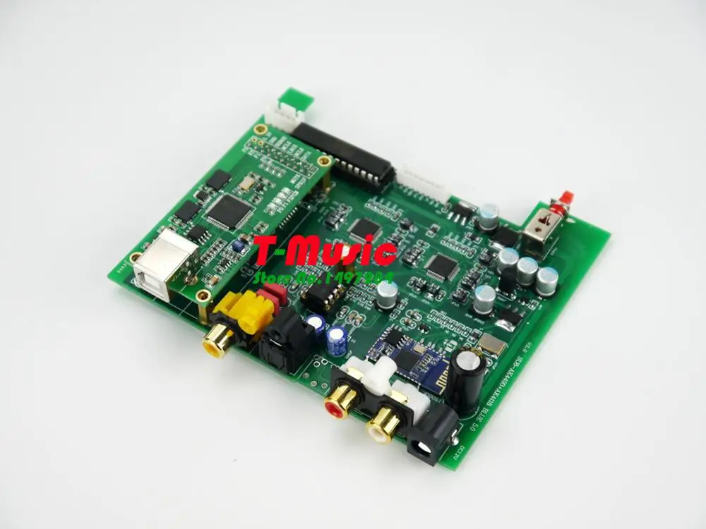 Двойной AK4493 + Bluetooth 5 0 Amanero USB DAC декодер плата поддержка коаксиальный/оптический/USB