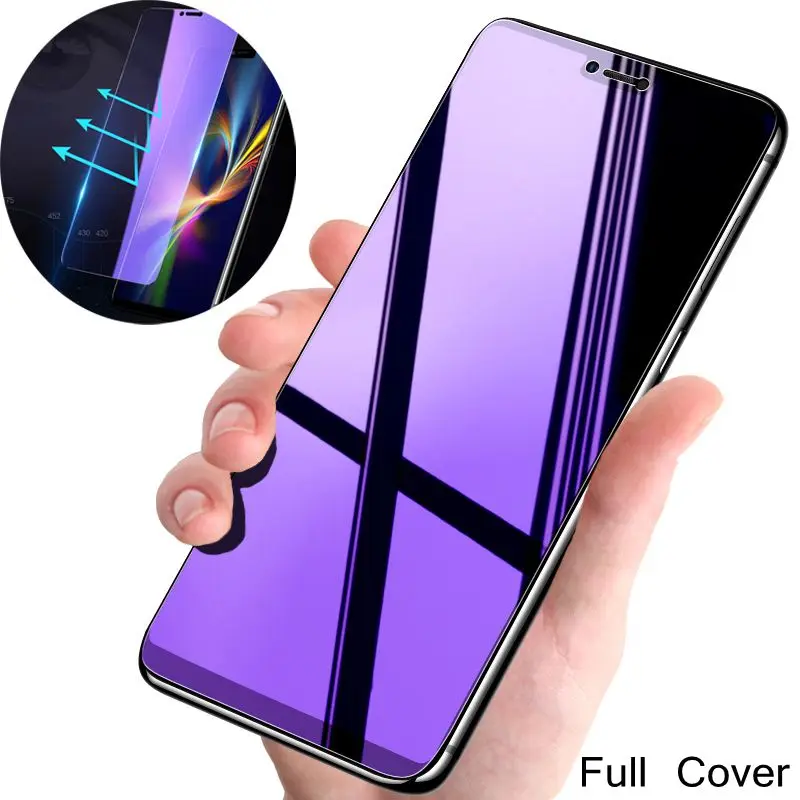 Закаленное стекло с защитой от синего излучения для Huawei Y9 2019 Y7 Pro Y5 Lite 2018 Nova 4 Glass Mate