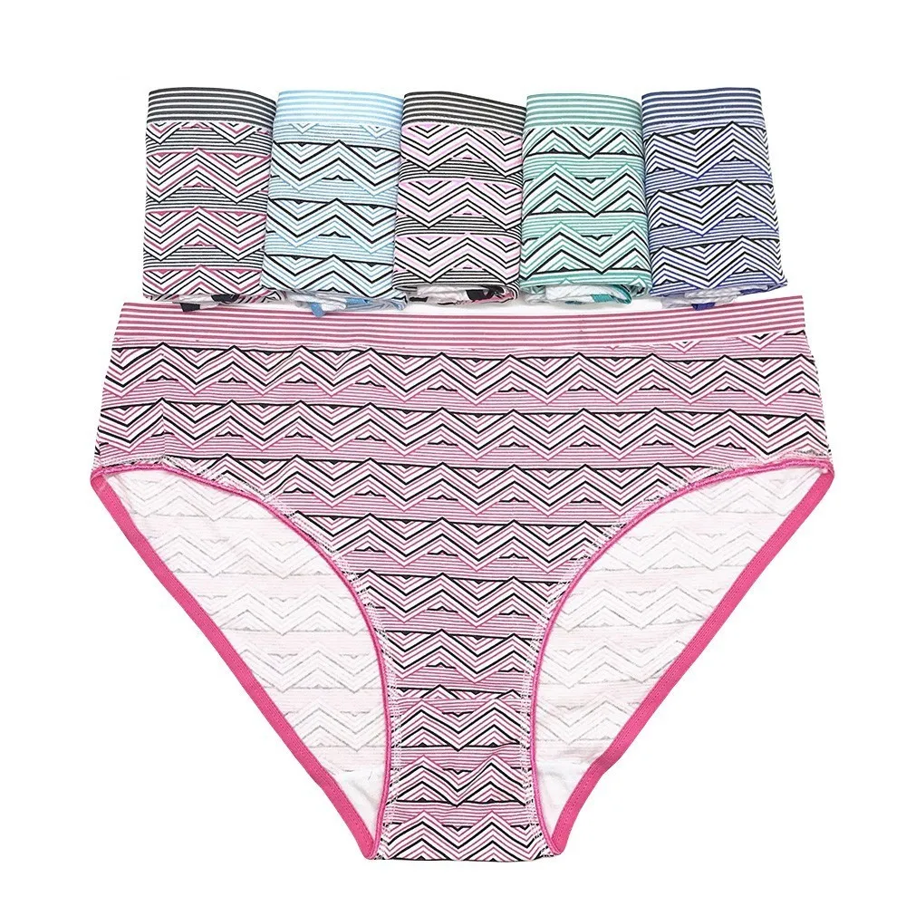 Трусы женские больших размеров 4XL 5 шт./лот хлопок с принтом большие размеры |