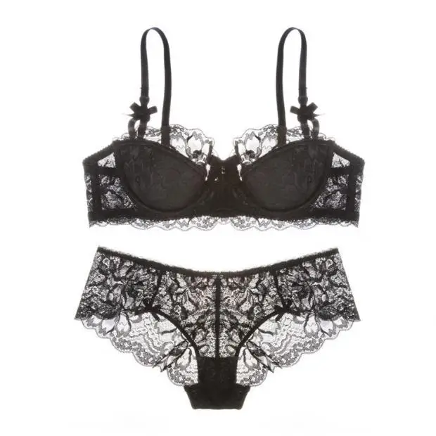 Модный сексуальный кружевной комплект с бюстгальтером тонкий регулируемый