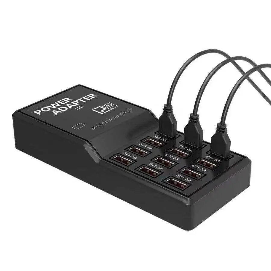Yiwa мульти 12 Порт USB зарядная станция концентратор Настольный Настенный сотовый