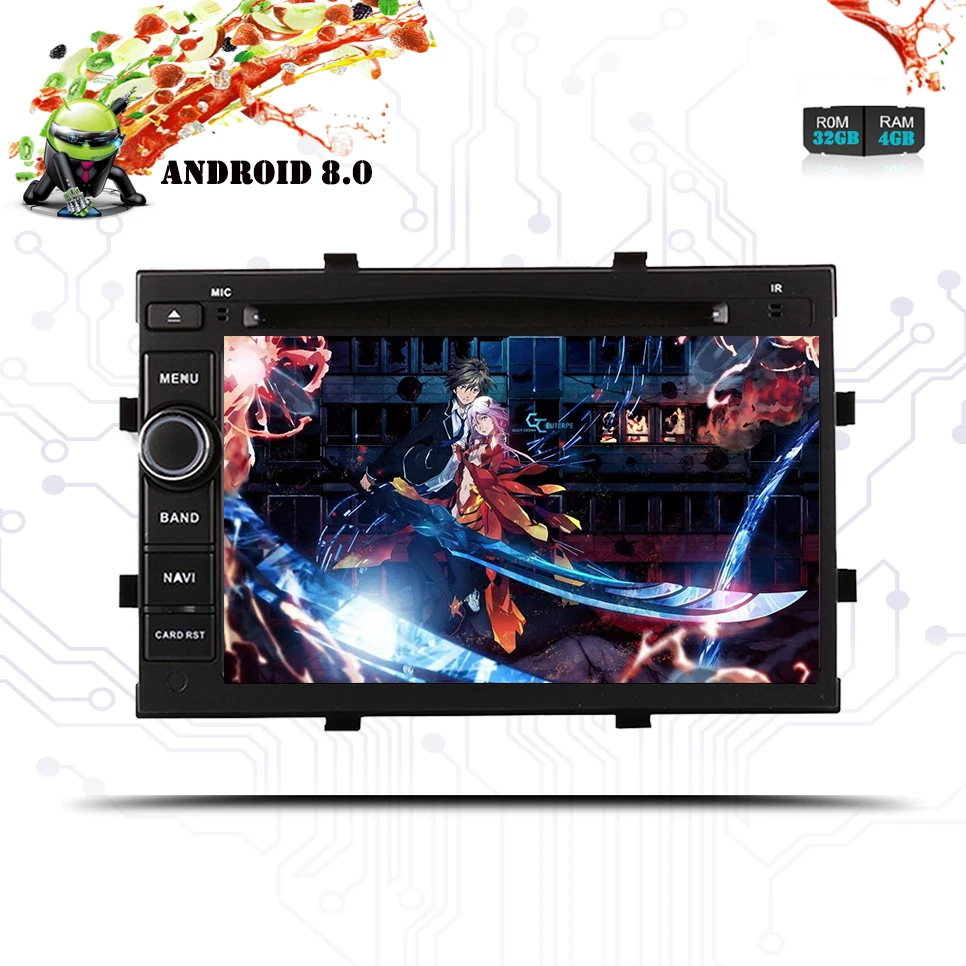 2 din Android 8 0 автомобильный DVD плеер авторадио GPS навигация для Chevrolet Cobalt Spin Onix 7