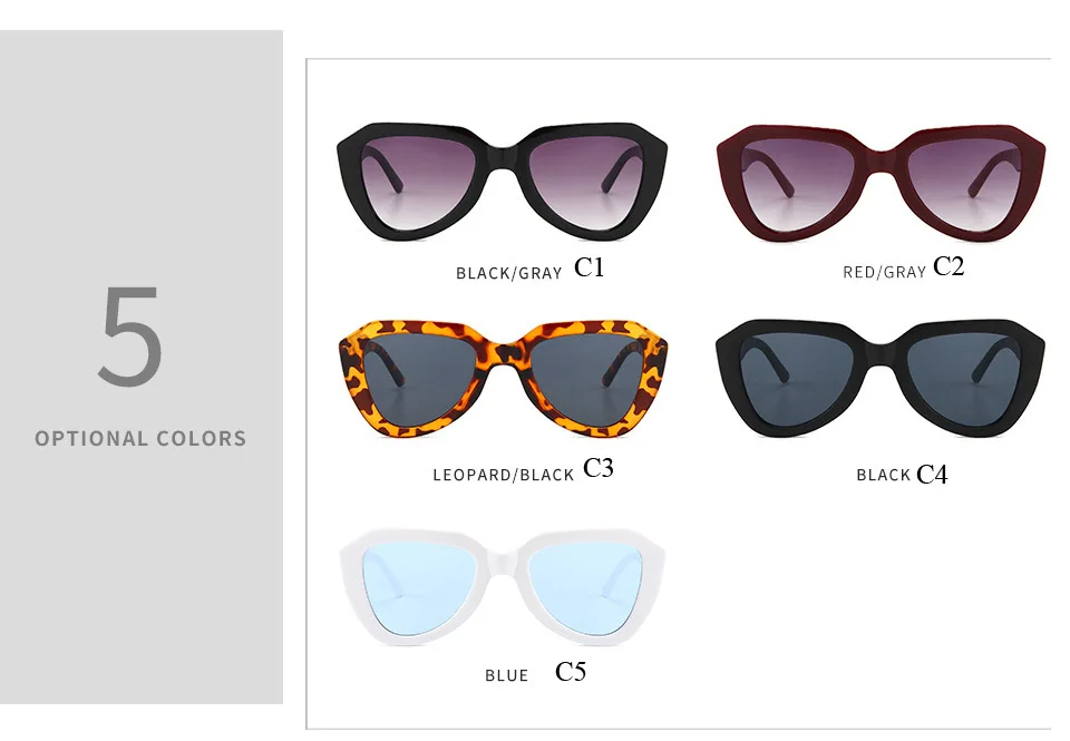 

Fashion Trends Irregular Sunglasses Cat Eyes Sunglasses Retro Cat Eye Sun Glasses Female Eyewear UV400 Women Sunglasses Vintage
