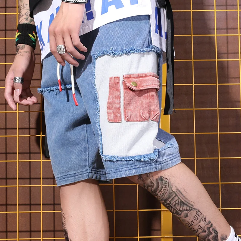 Хип хоп Уличный Скейтборд парные свободные шорты с эластичной резинкой на талии