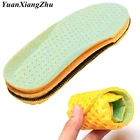 Дышащие дезодорирующие стельки для мужчин и женщин, 1 пара, легкая спортивная стелька из ЭВА, мягкие беговые стельки