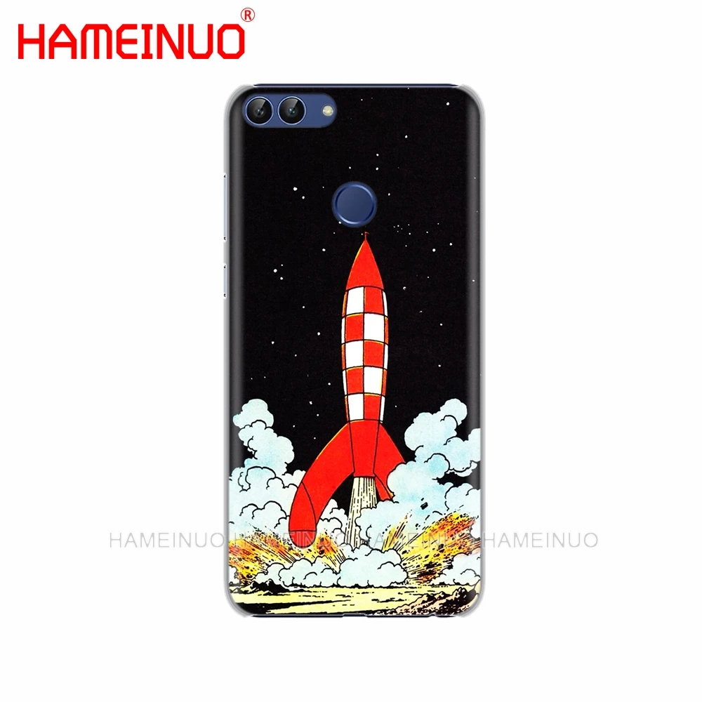 HAMEINUO Приключения Тинтин чехол для телефона Huawei NOVA 2 2S 3e PLUS LITE p smart 2018 enjoy 7s mate 7 8 9 10