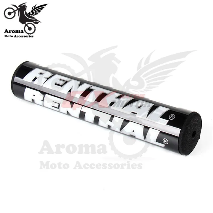 renthal black Круглый бренд гоночная мото Ручка Бар Накладка защита груди ручка жир бар мото rbike защита для protaper husqvarna KTM CRF YZF RMZ DRZ WRF питбайк мото Крест Аксессуары Мото rcycle руль крест руль рейдинг - Цвет: renthal black