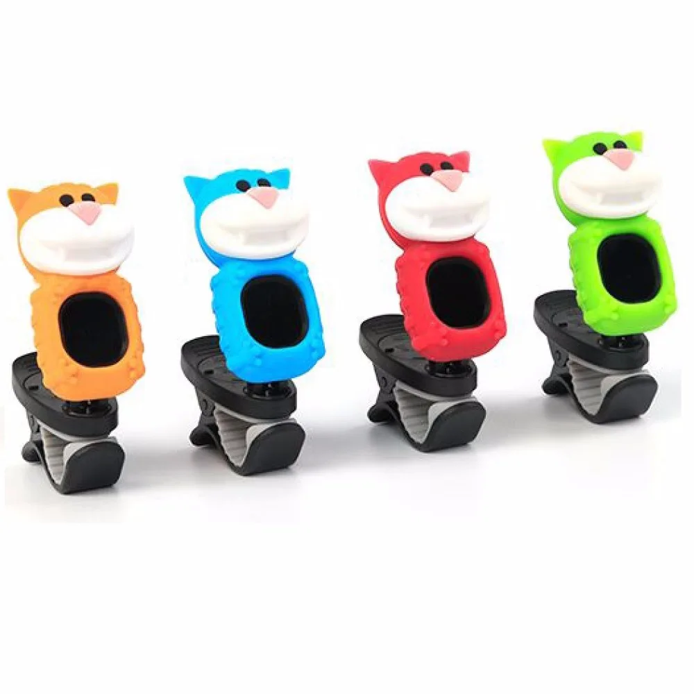 Гитарный тюнер для скрипки акустический гитары мультяшный аксессуары