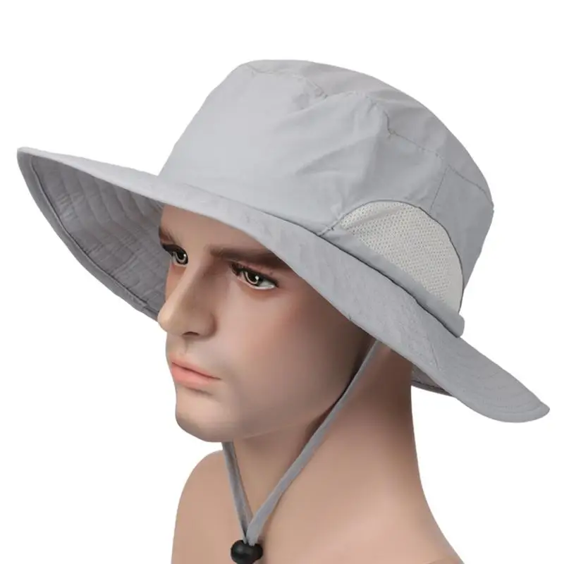 Outdoor Sun Hat with Wide Brim Quick Dry Protection Fishing Hiking Hunting Cap UV | Спорт и развлечения