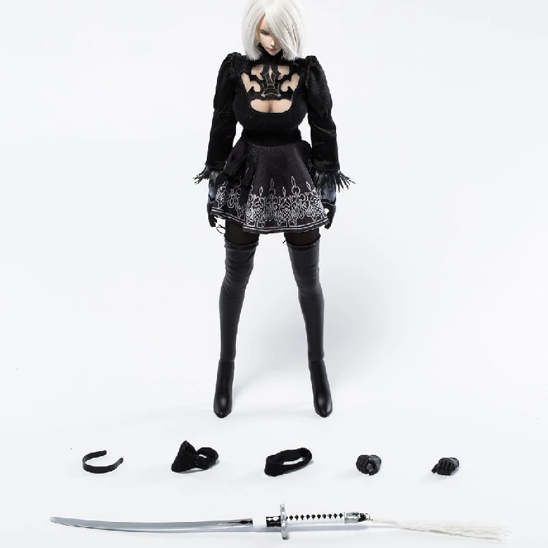 TF Toys TF01 1/6 PS4 НИР: автоматы YoRHa № 2 Тип B комплекты одежды для девочек без тела для детей возрастом от 12 дюймов Phicen TBLeague фигурки FAI