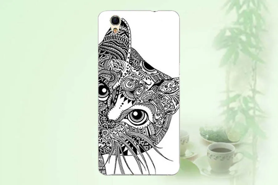 Fashion Painting colored flowers tiger lion Eiffel Tower design TPU Painted case for ZTE Blade v7 max Back Cover For | Мобильные