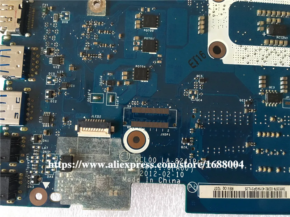 QCL00 LA 8241P CN 06D5DG 6D5DG для dell Inspiron 15R 5520 материнская плата ноутбука HD7670M 1GB|Материнские