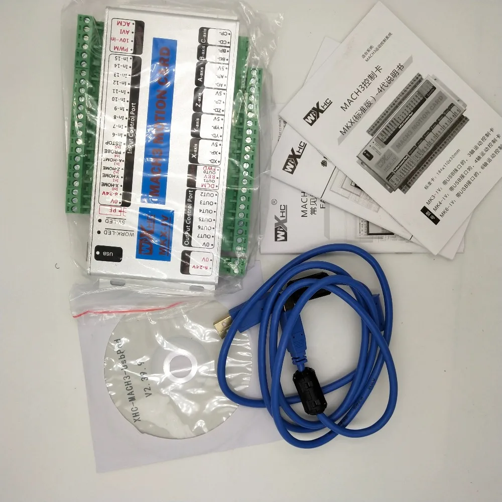 MACH3 motion card с USB для 4 трехосный контроллер ЧПУ | Инструменты