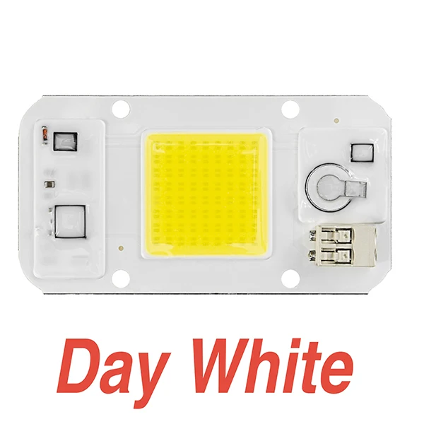 5PCS Day White 220V 5 шт./лот Dimmable светодиодный COB Чип 20 Вт 30 Вт 50 Вт AC220V умный IC светильник для выращивания DIY дневной белый теплый холодный полный спектр белого светодиодный чип - Испускаемый цвет: 5PCS Day White 220V