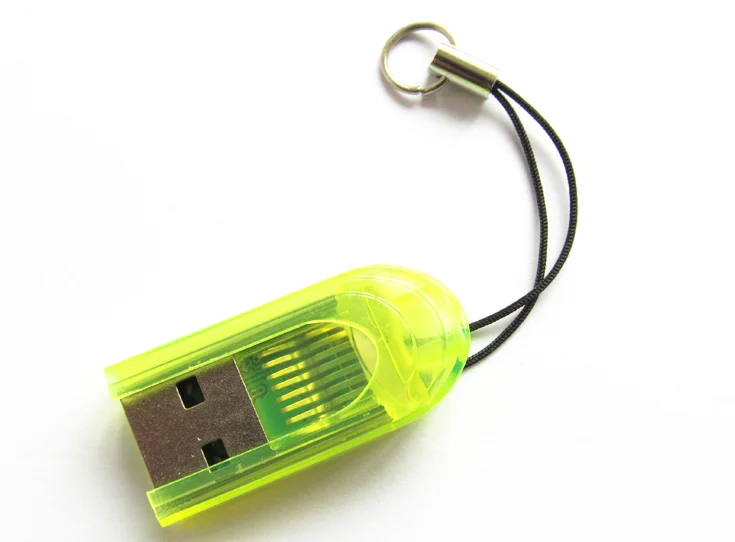 Красочные Изысканный портативный USB 2.0 Mini Micro SD TF Флэш-Памяти MicroSD Карта Sd Читатель