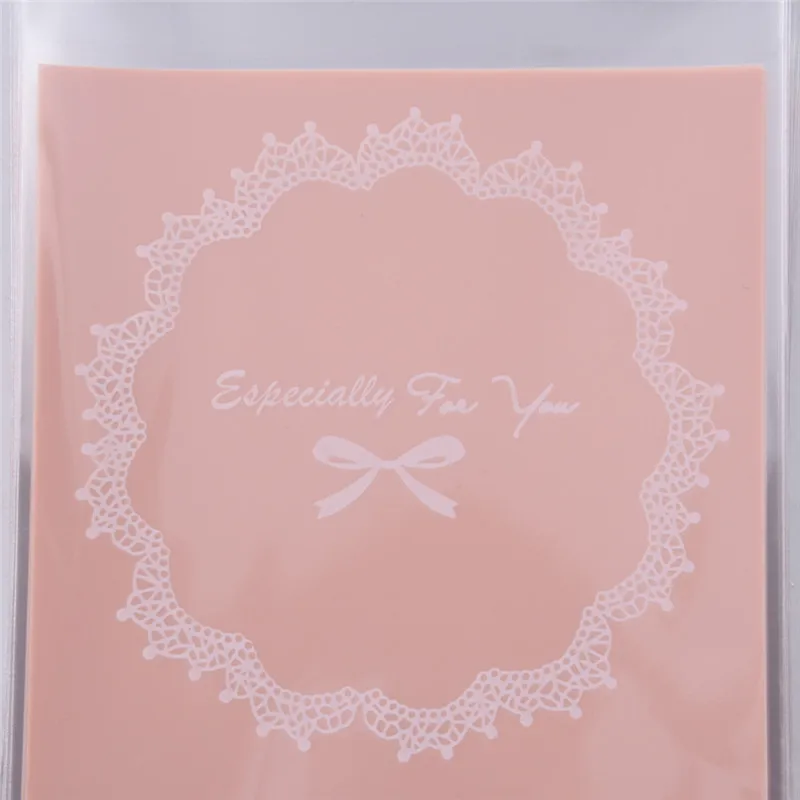 100 шт пластиковые сумки для конфет weding baby shower целлофановые Самоклеющиеся с