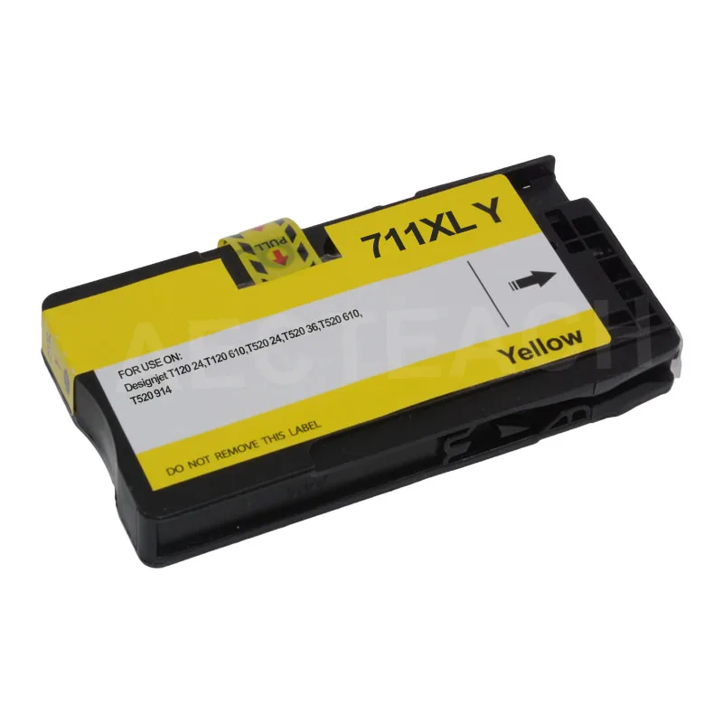 Aecteach 2set Ink Cartridge Replacement For HP 711 XL HP711 Designjet T120 T520 Printer Cartridges Full With Chip | Компьютеры и офис