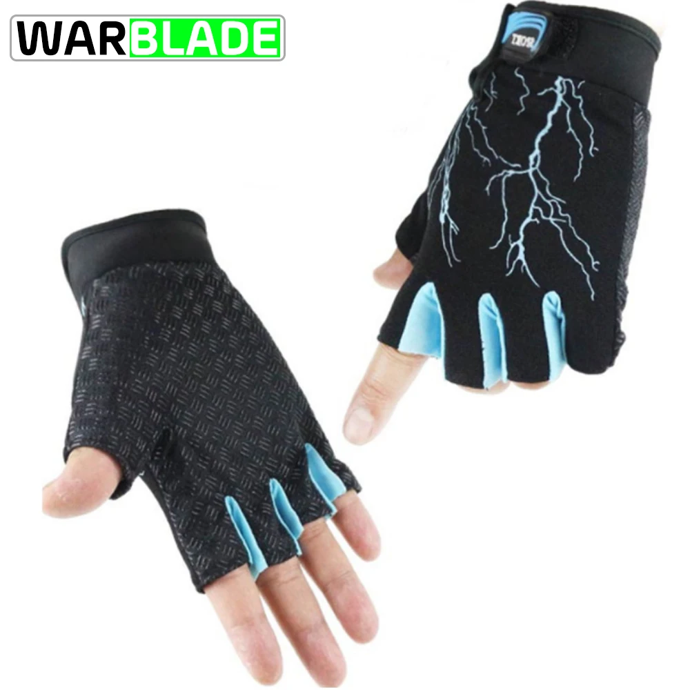 WarBLade 2018 New Sports Gloves Half Finger Biking Cycling for Men &amp Women Anti-Skip Spring Fall Guantes Ciclismo | Спорт и