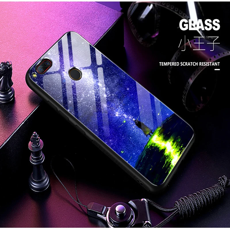 Coque для nibia Z17 мини чехол из закаленного стекла+ мягкий край крышки 5,2 ''для nibia Z 17 мини стеклянный корпус nibiaz17mini защитный чехол для телефона