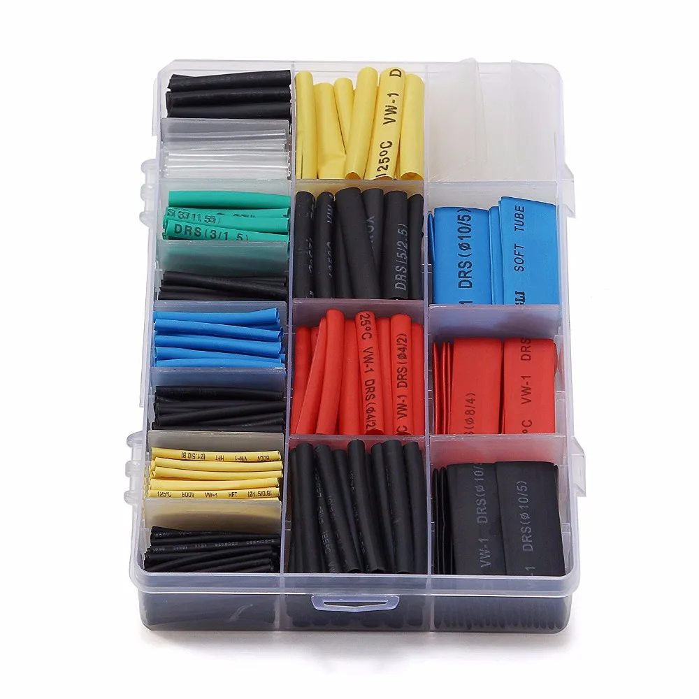 580 шт. термоусадочные трубки для электропроводов|tube heat shrink kit|heat shrinkheat tubing |
