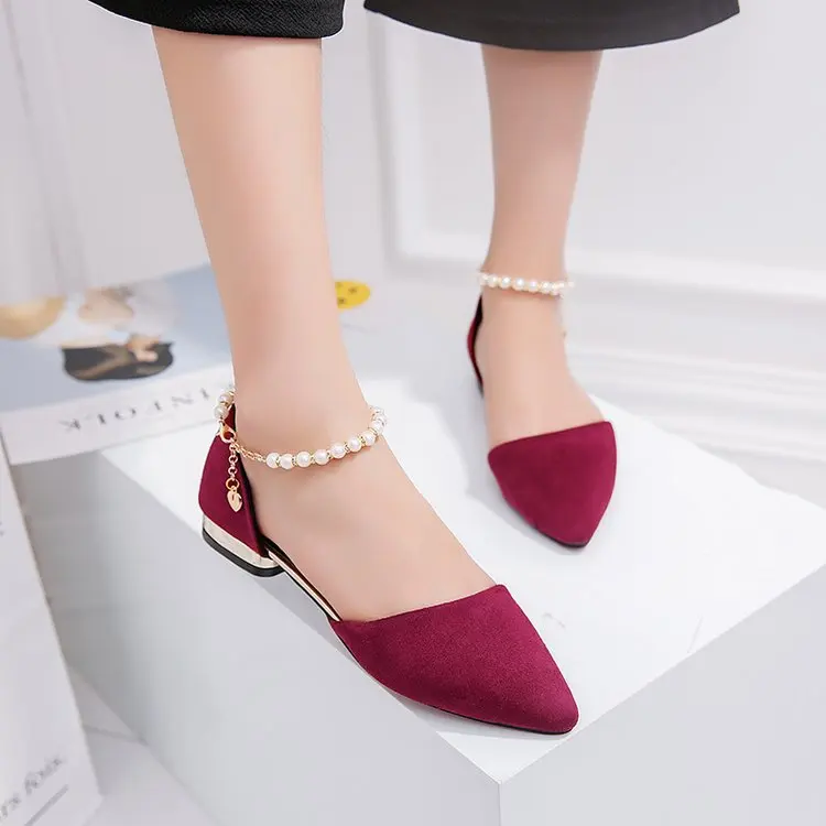 Туфли женские с жемчугом плоская подошва лоферы карамельные цвета обувь на весну