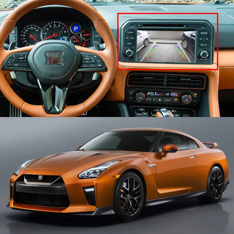 Оригинальный видеокабель Liandlee для Nissan Skyline HV37/HNV37/YV37/ZV37 2014 ~ 2019 RCA | Автомобили и
